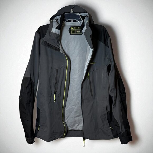 Quechua MH900 Waterproof Jacket Mens Hooded Hiking Outdoor Shell Rain - Picture 1 of 10